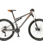 Bicicletas Modelos 2017 KTM MTB Full Suspension LYCAN 27 Código modelo: Lycan 274 3f Titangrey Matt Orange