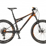 Bicicletas Modelos 2017 KTM MTB Full Suspension LYCAN 27 Código modelo: Lycan Master 12 Black Matt Orange