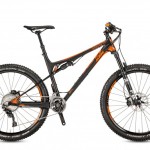 Bicicletas Modelos 2017 KTM MTB Full Suspension LYCAN 27 Código modelo: Lycan Master 2f Black Matt Orange