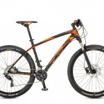 Bicicletas Modelos 2017 KTM MTB Rígida AERA 27,5 Código modelo: Aera 27 Comp 2030 Black Matt Orange