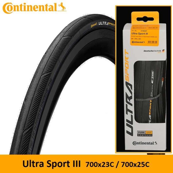 Continental Ultra Sport III 700x25 Plegable Foto 1