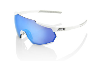 Tienda online Accesorios Gafas Página 2 GAFAS 100 PERCENT RACETRAP MATTE WHITTE HIPER BLUE MULTILAYER MIRROR LENS