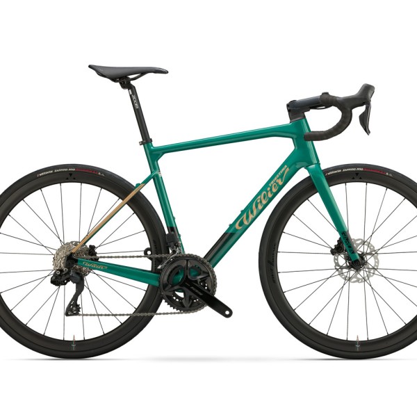WILIER GARDA 105 DI2 SWR40 M GREEN GOLD GLOSSY Foto 1