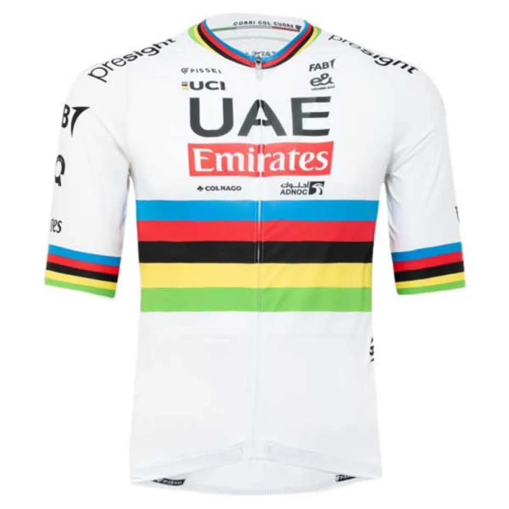Maillot Pissei Campeon del Mundo Replica Tadej Pogacar